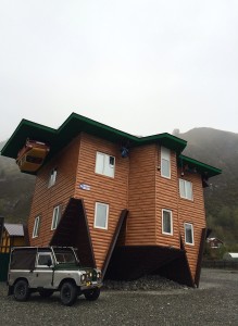 Upside down house. No clue why, but it looks better built than most of their real houses!