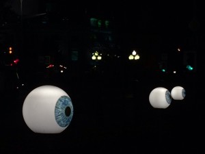 Strange street lights in Yekaterinburg 