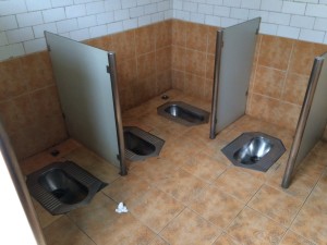 Very public toilets!