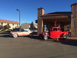 Old cars on Route 66
